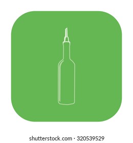 vector illustration of modern icon vine