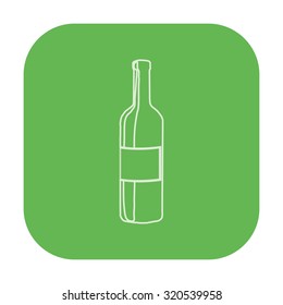 vector illustration of modern icon vine