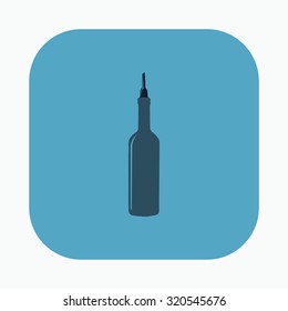 vector illustration of modern icon vine