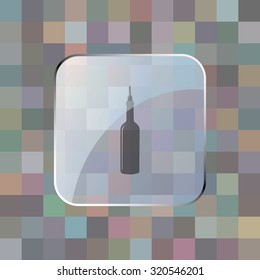 vector illustration of modern icon vine