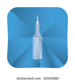vector illustration of modern icon vinegar