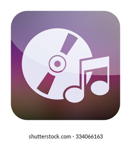 vector illustration of modern icon vinyl