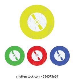 vector illustration of modern icon vinyl