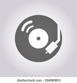 vector illustration of modern icon vinyl
