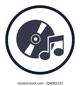 vector illustration of modern icon vinyl