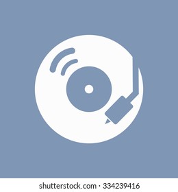 vector illustration of modern icon vinyl