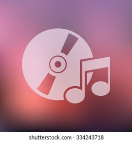 vector illustration of modern icon vinyl