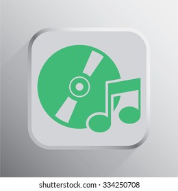 vector illustration of modern icon vinyl