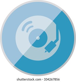vector illustration of modern icon vinyl