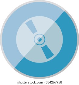 vector illustration of modern icon vinyl