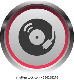 vector illustration of modern icon vinyl