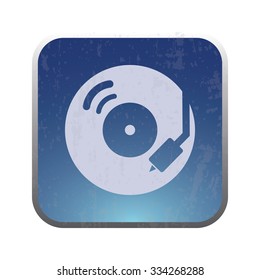 vector illustration of modern icon vinyl
