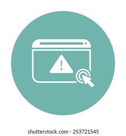 vector illustration of modern  icon virus