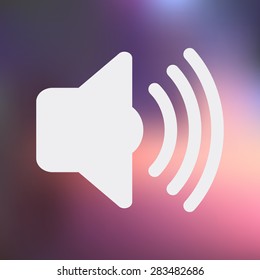 vector illustration of modern icon volume