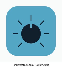 vector illustration of modern icon volume music