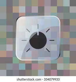 vector illustration of modern icon volume music