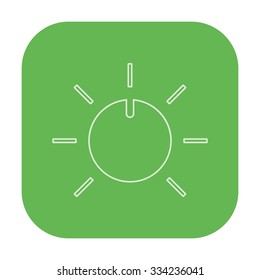 vector illustration of modern icon volume music