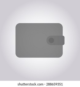 vector illustration of modern icon wallet