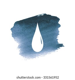 vector illustration of modern icon water