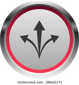 vector illustration of modern icon way