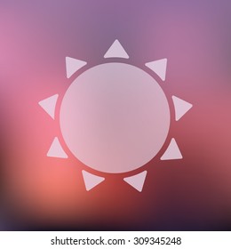 vector illustration of modern icon weather