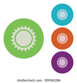 vector illustration of modern icon weather