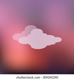 vector illustration of modern icon weather