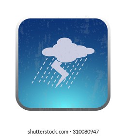 vector illustration of modern icon weather