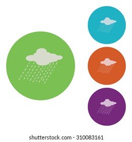 vector illustration of modern icon weather