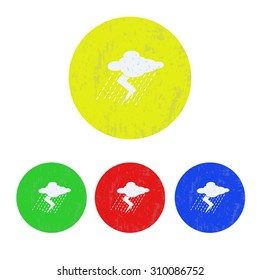 vector illustration of modern icon weather