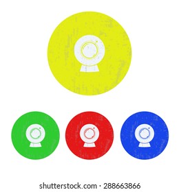 vector illustration of modern icon webcam