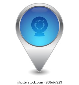 vector illustration of modern icon webcam