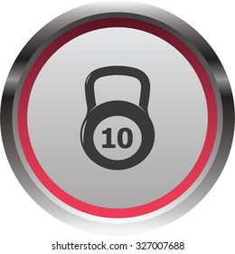 vector illustration of modern icon weight