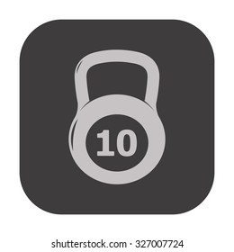vector illustration of modern icon weight