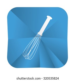vector illustration of modern icon whisk