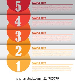 The Vector Illustration, Modern Infographic Banner for Creative Work