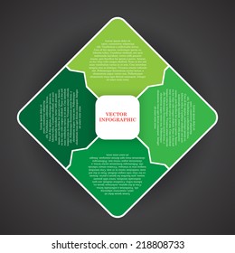 The Vector Illustration, Modern Infographic for Design and Creative Work