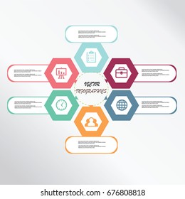 vector illustration of modern infographic design 