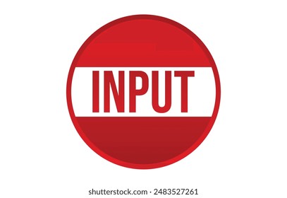 Vector illustration modern Input banner, Isolated web element.