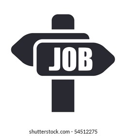 Vector illustration of modern job icon