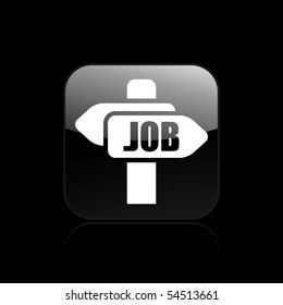 Vector illustration of modern job icon