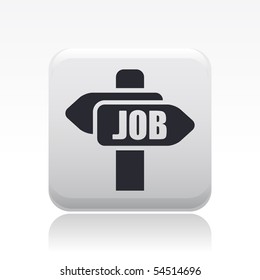 Vector illustration of modern job icon