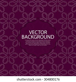 Vector illustration of a modern linear pattern invitation.