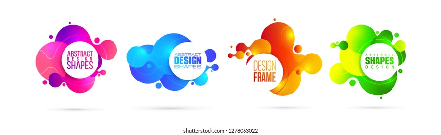 vector illustration. modern organic liquid. graphic frame design for text. element for design business cards, invitations, gift cards, flyers and brochures vector illustration. modern organic liquid. graphic frame design for text. element for design business cards, invitations, gift cards, flyers and brochures