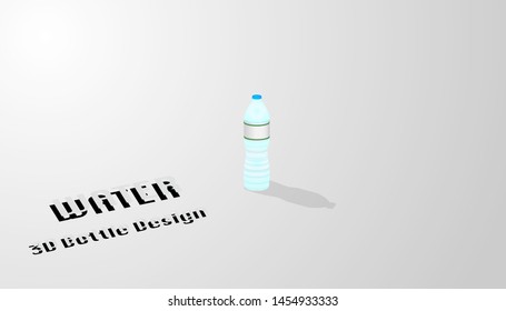 vector illustration modern pattern graphic design of  a bottle of  drinking water for cover design,background.