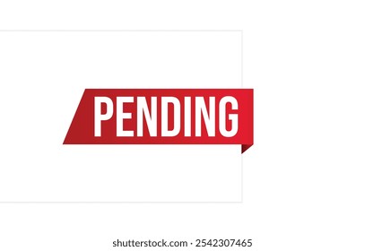Banner pendente moderno de ilustração vetorial, elemento da Web isolado.