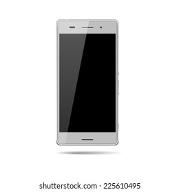 Vector Illustration of Modern Phone Smart Phone. Mock up for Game Developers, Applications and other Useful Needs.