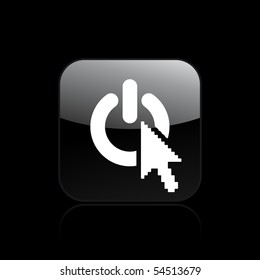 Vector illustration of modern power icon