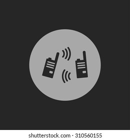 vector illustration of modern radio