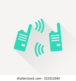 vector illustration of modern radio